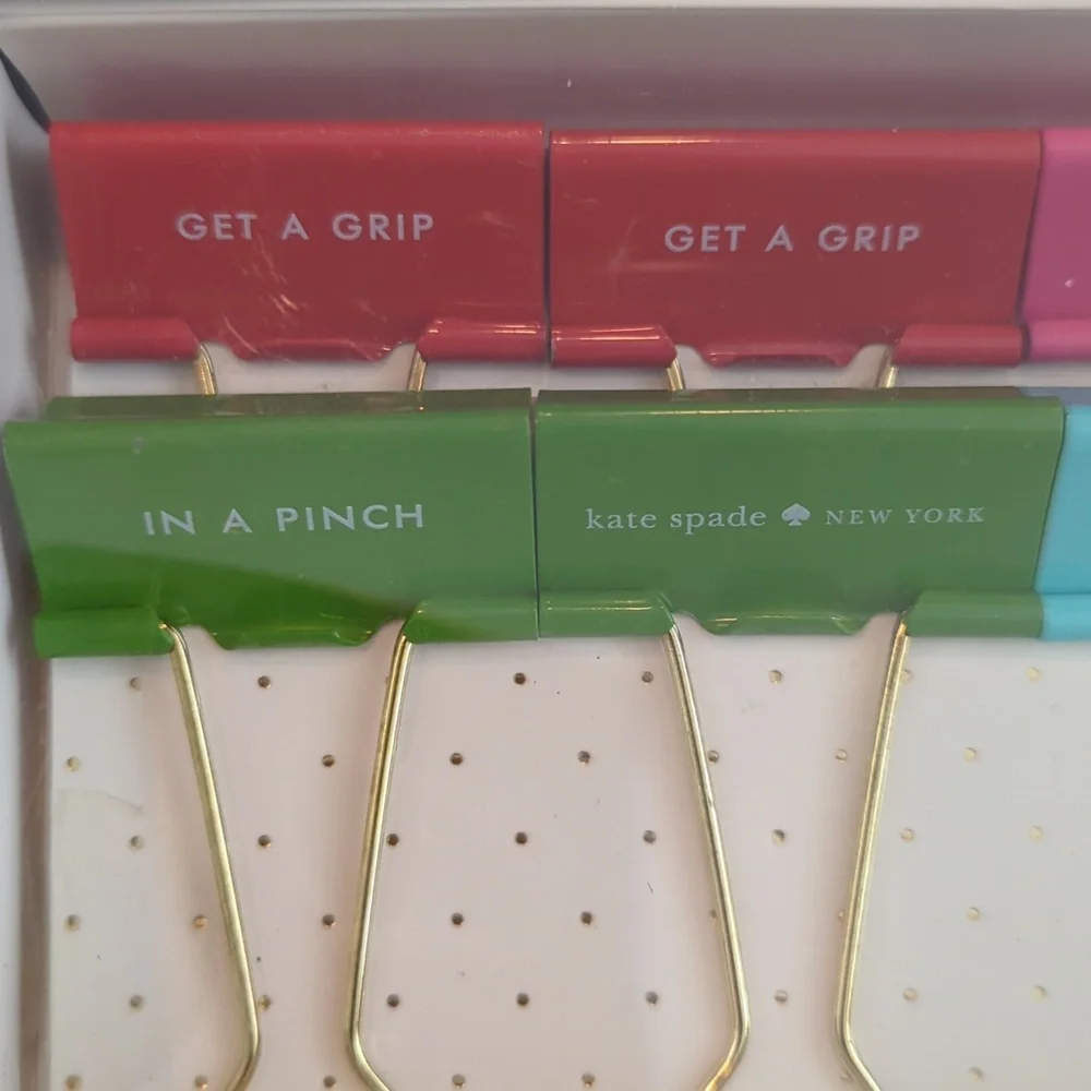 Kate Spade New Binder Clips